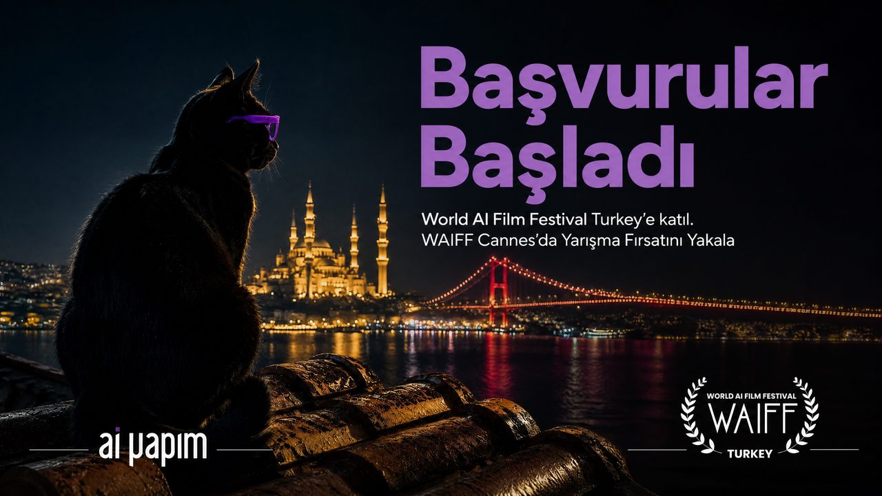 World AI Film Festival Türkiye'de başlıyor: Yapay zeka sinemasına odaklı ilk festival