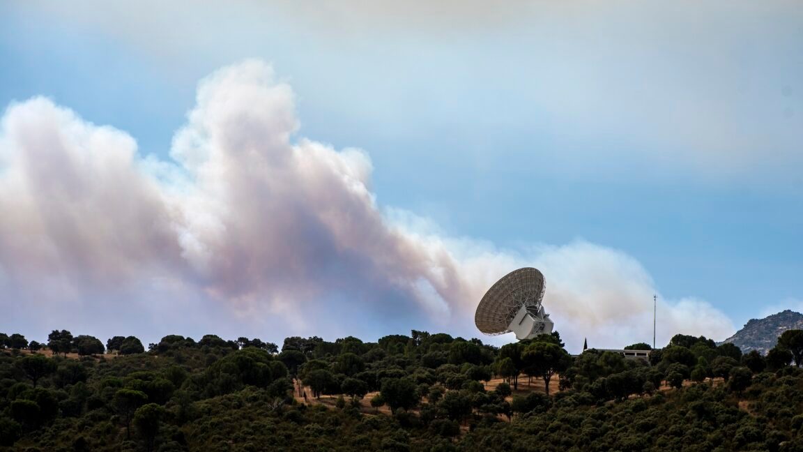 Wildfire Forces Evacuation of NASA's Deep Space Network Station in Spain